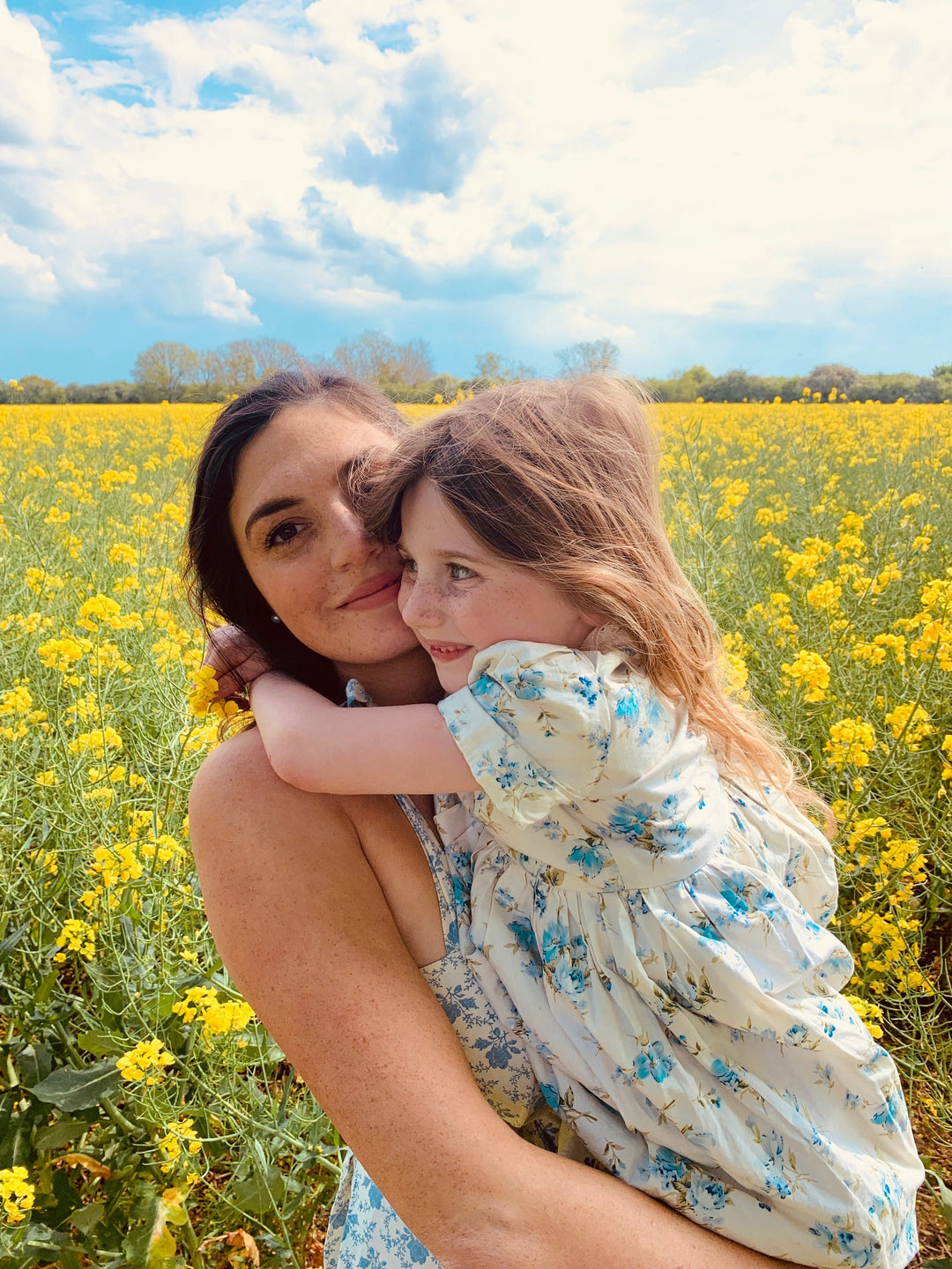 Floral reversible children's dress child dress Hannah Sophia England 