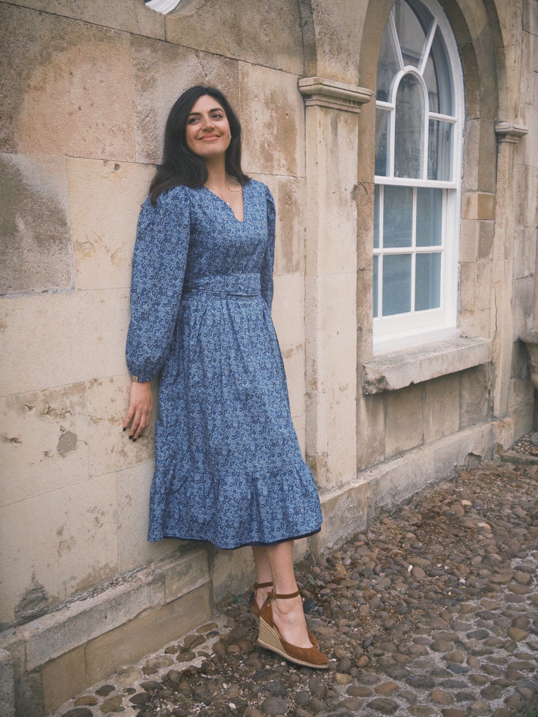 Burgundy Paisley Reversible Dress | British Made | Hannah Sophia England Burgundy Paisley Reversible Dress | British Made | Hannah Sophia England