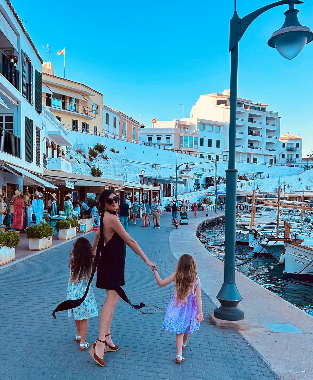 Polka dot and black reversible backless mini dress Dress Hannah Sophia England 