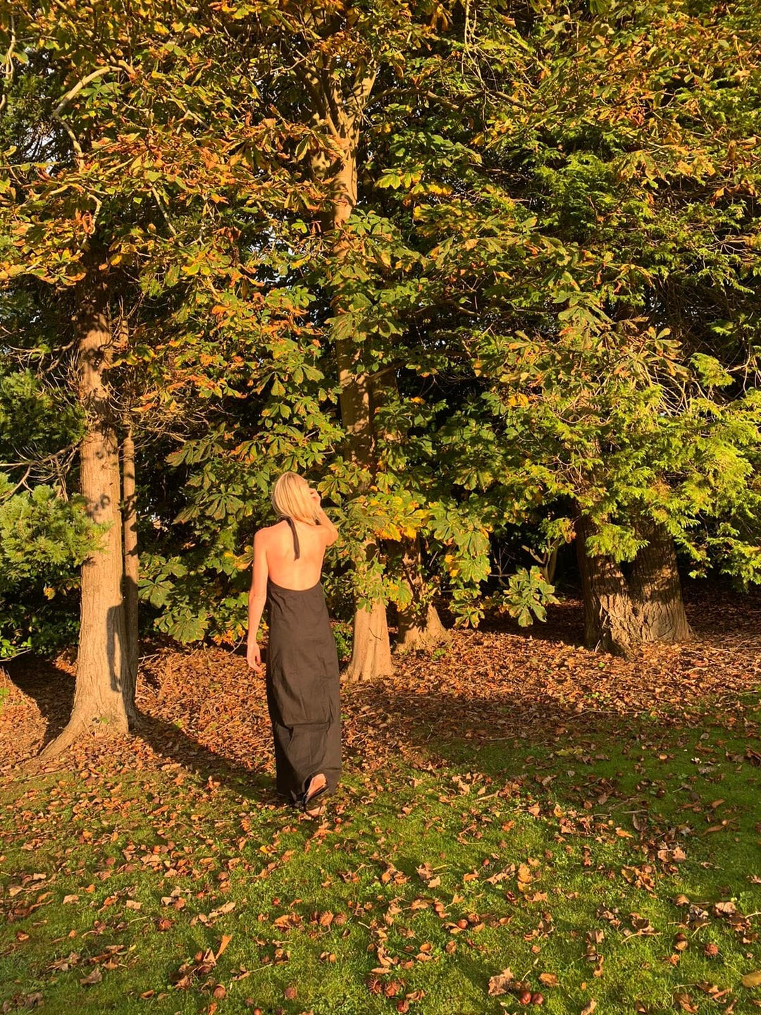 Stripe and black reversible tie up dress Dress Hannah Sophia England 