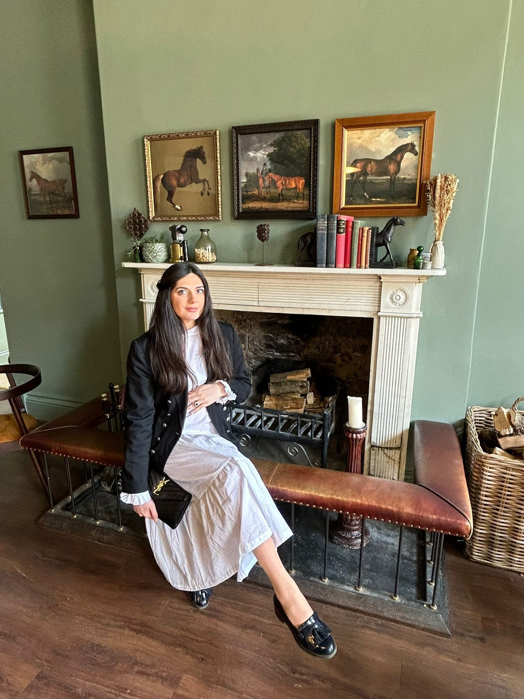 Alice - White Reversible Midi Dress Dress Hannah Sophia England 