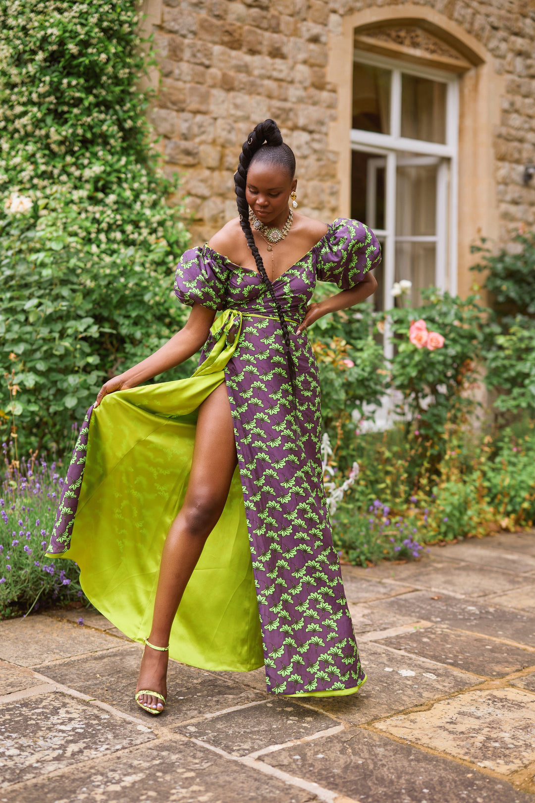 Deborah Ababio 2 piece reversible silk outfit - Limited Edition | Pre-order now Hannah Sophia England 