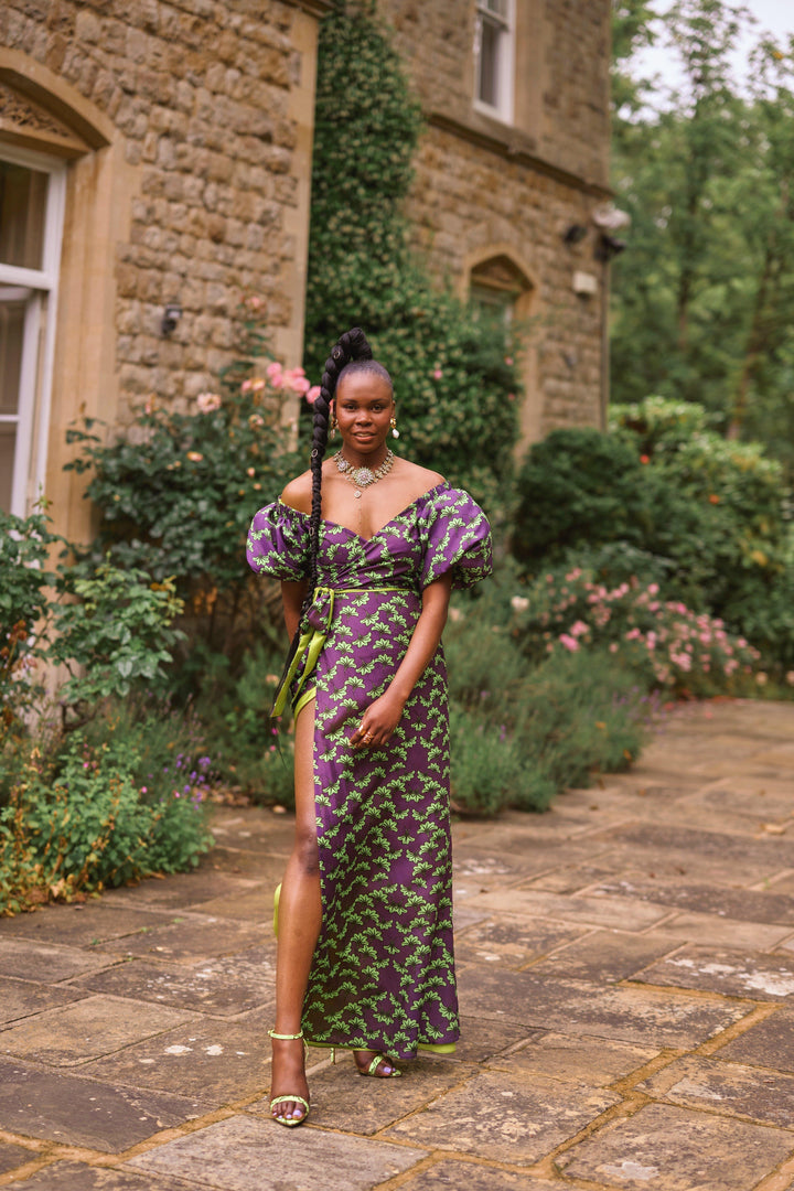 Deborah Ababio 2 piece reversible silk outfit - Limited Edition | Pre-order now Hannah Sophia England 