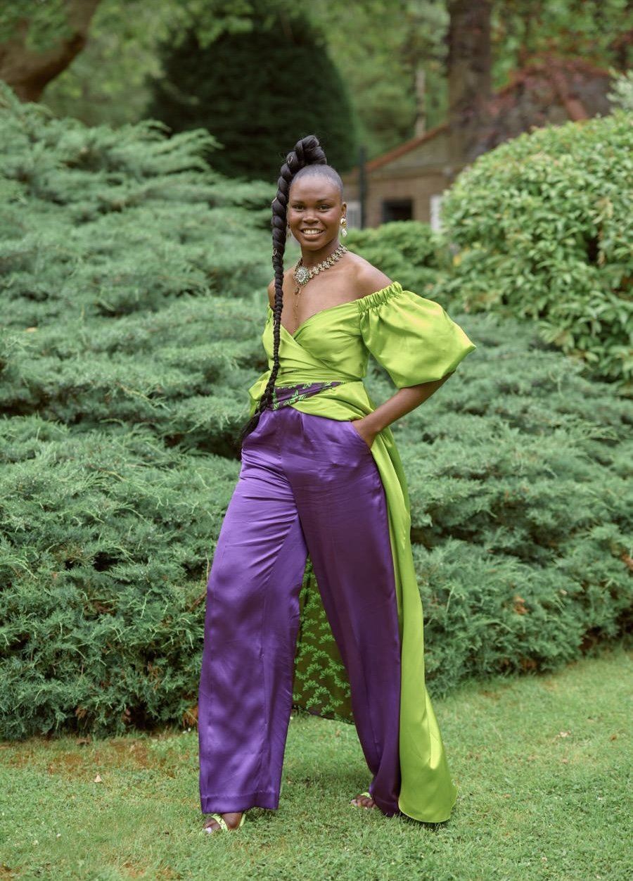 Deborah Ababio 2 piece reversible silk outfit - Limited Edition | Pre-order now Hannah Sophia England 