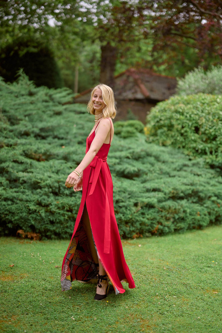 Isabel Getty Reversible Silk Dress - Limited Edition | Pre-order now Dress Hannah Sophia England 