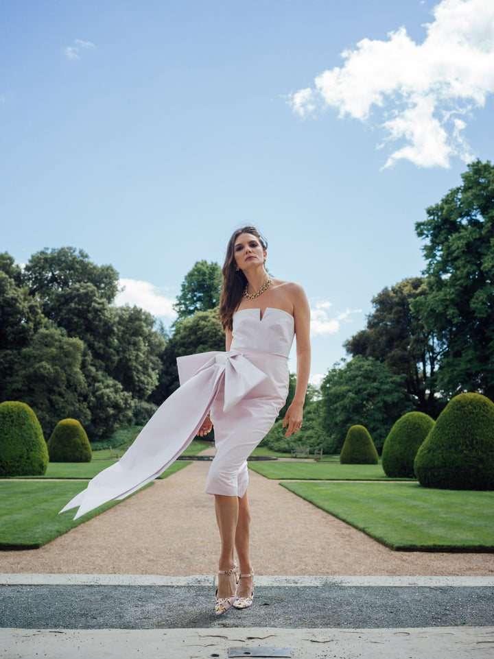 Pink detachable dress with detachable sleeves Dress Hannah Sophia England 