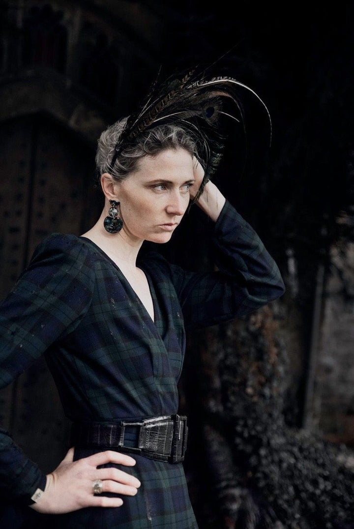 PRE-ORDER Sarah Gown 4-way luxury reversible tartan dress Hannah Sophia England 