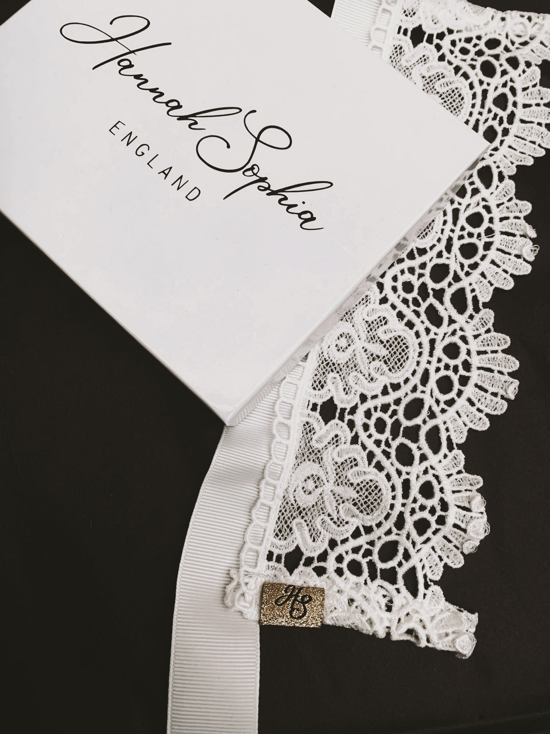 Set of Dainty Lace Cuffs Hannah Sophia England 