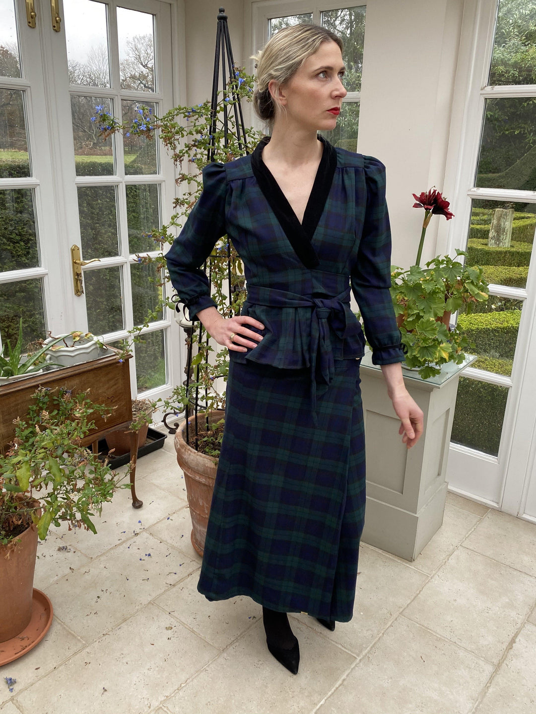 Tailored reversible Blouse Hannah Sophia England 