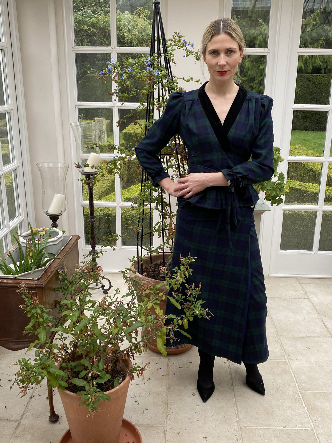 Tailored reversible Blouse Hannah Sophia England 